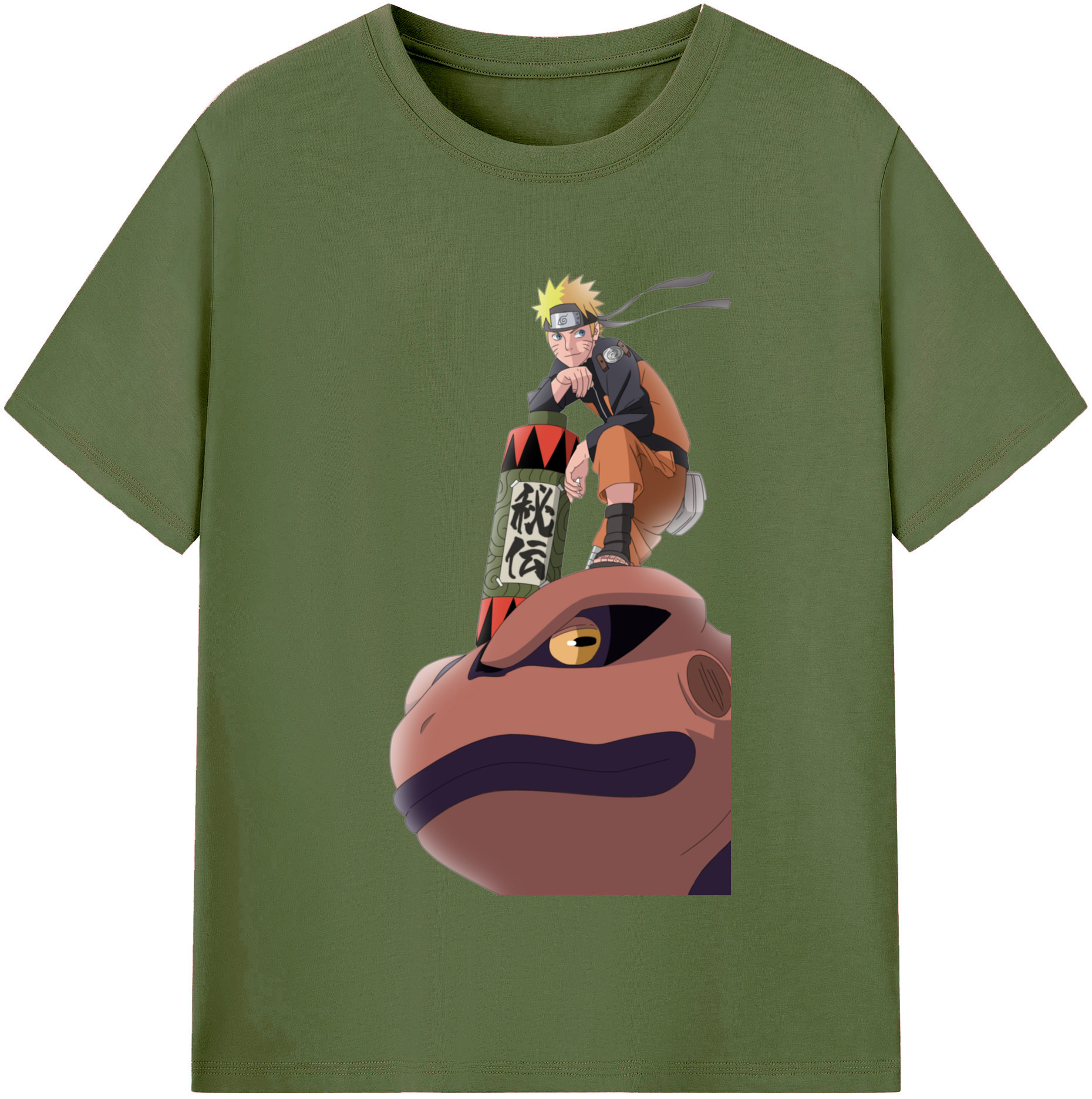 （画像用） NARUTO -ナルト- うずまき ナルト Uzumaki Naruto 綿100％半袖Tシャツ（フロントプリント）